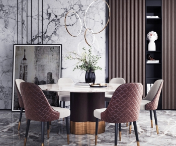 Modern Dining Table And Chairs-ID:200325384