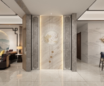 New Chinese Style Hallway-ID:869507188