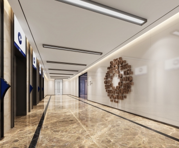 Modern Corridor/elevator Hall-ID:120473472