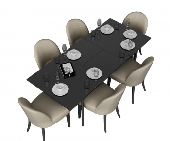 Modern Dining Table And Chairs-ID:441519456