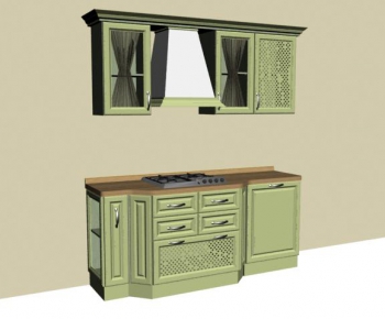European Style Kitchen Cabinet-ID:103421814