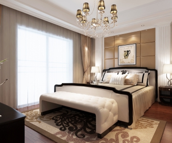 Simple European Style Bedroom-ID:623288896