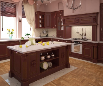 European Style Kitchen Cabinet-ID:430545419