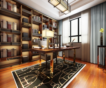 New Chinese Style Study Space-ID:122894542