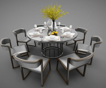 New Chinese Style Dining Table And Chairs-ID:675339911