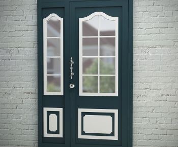 European Style Solid Wood Door-ID:590434585