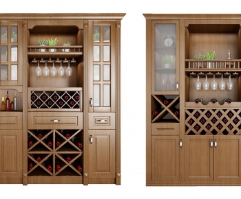 American Style Wine Cabinet-ID:817130732