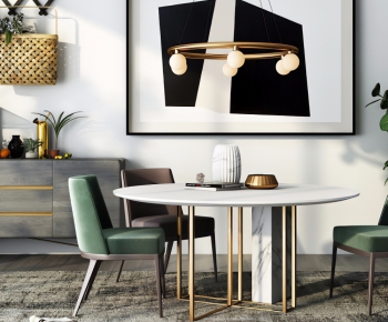 Modern Dining Table And Chairs-ID:841825137