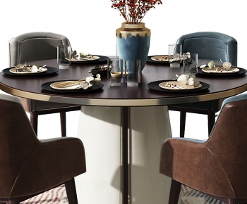 Modern Dining Table And Chairs-ID:953631396