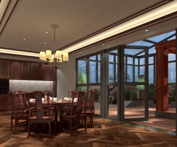 Chinese Style Dining Room-ID:256351124