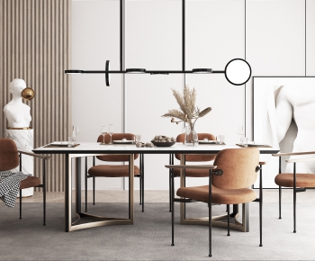 Modern Dining Table And Chairs-ID:785680724
