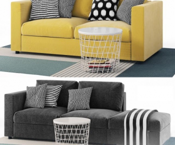 Nordic Style A Sofa For Two-ID:756346793