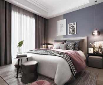 Nordic Style Bedroom-ID:983064211