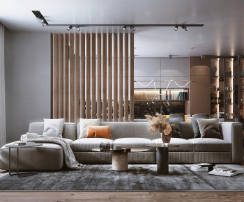 Modern A Living Room-ID:277353366