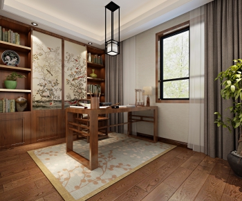 New Chinese Style Study Space-ID:127864884