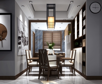 New Chinese Style Dining Room-ID:580418213