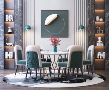 Modern Dining Table And Chairs-ID:926631783