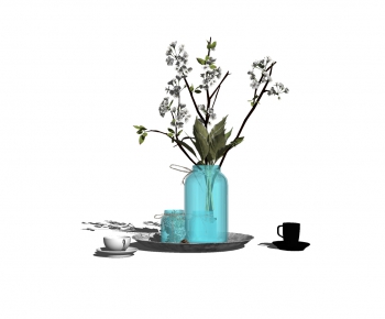 现代花瓶花卉-ID:856844778