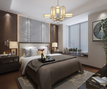 New Chinese Style Bedroom-ID:847741244