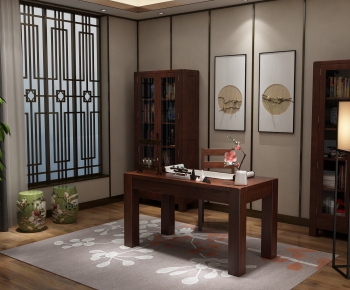 New Chinese Style Study Space-ID:635811848