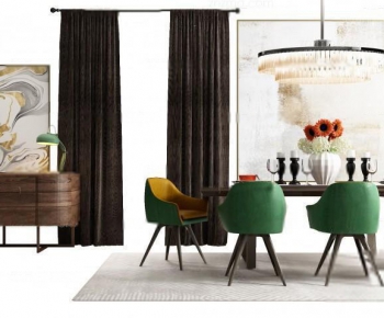Modern Dining Table And Chairs-ID:118575271
