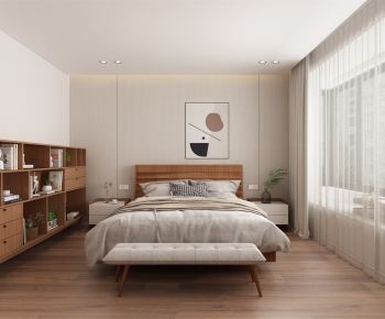 Japanese Style Bedroom-ID:363815921