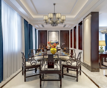 New Chinese Style Dining Room-ID:653232211