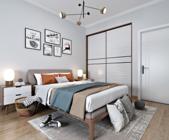 Nordic Style Bedroom-ID:303320948