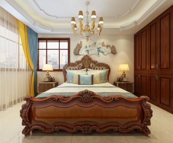 European Style Bedroom-ID:903842761