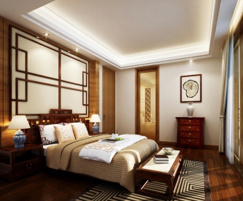 Chinese Style Bedroom-ID:159750345