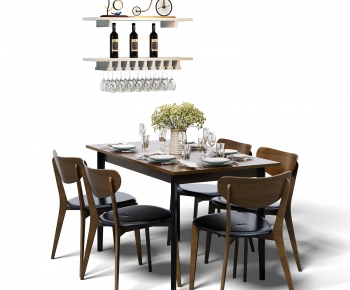 Modern Dining Table And Chairs-ID:446203665