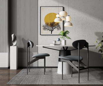 Modern Dining Table And Chairs-ID:968331444