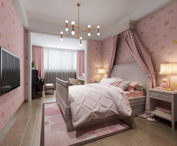 American Style Girl's Room Daughter's Room-ID:578263493