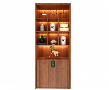 New Chinese Style Decorative Cabinet-ID:269912914