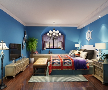 American Style Bedroom-ID:784243956