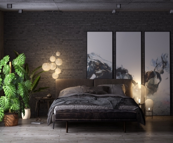 Nordic Style Bedroom-ID:539382574