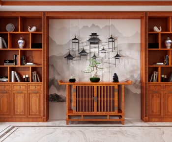 New Chinese Style Decorative Cabinet-ID:693742762