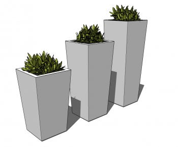 Modern Potted Green Plant-ID:653892257