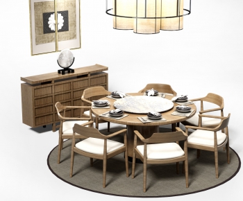 New Chinese Style Dining Table And Chairs-ID:914778645