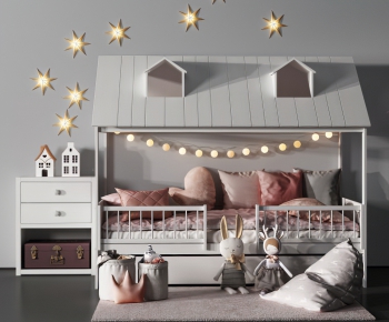 Nordic Style Child's Bed-ID:753242581