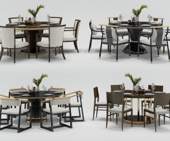 New Chinese Style Dining Table And Chairs-ID:243788728