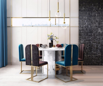 Modern Dining Table And Chairs-ID:385479775