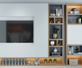 Nordic Style TV Cabinet-ID:452573959