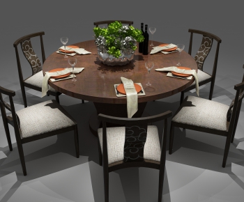 New Chinese Style Dining Table And Chairs-ID:157871113