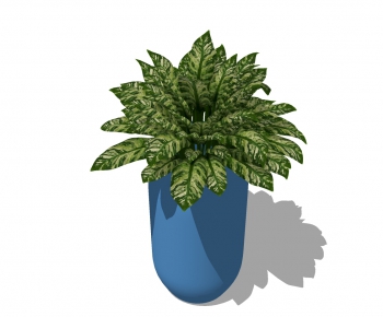 Modern Potted Green Plant-ID:561626771
