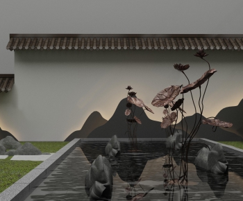 New Chinese Style Garden-ID:392761672