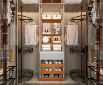 Modern Clothes Storage Area-ID:712297995