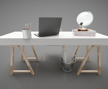 Modern Computer Desk And Chair-ID:323283952