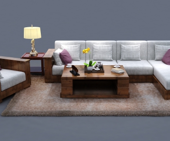 New Chinese Style Sofa Combination-ID:845763145