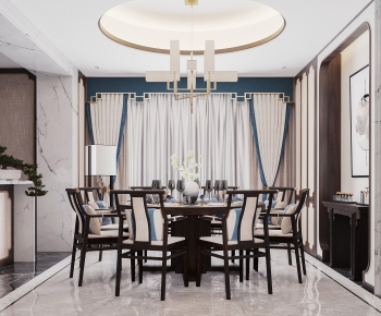 New Chinese Style Dining Room-ID:113295876